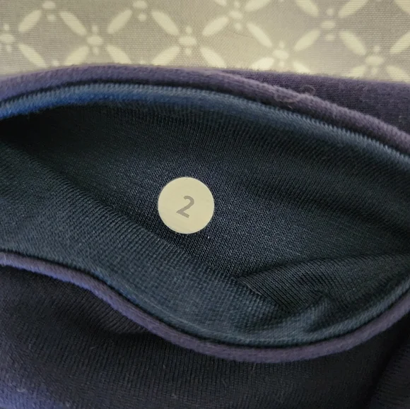 Lululemon Wunder Under Blue Crop Camo Pebble Print Leggings Size 2 - Picture 13 of 13